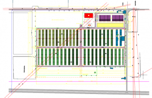 Review of inland stacking area layout options